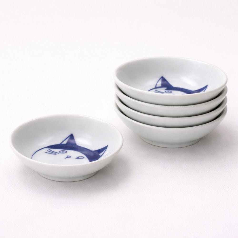 Shichita Cat Mino Small Plates (set of 5 pieces) Shichita Cat Mino Small Plates (set of 5 pieces)
