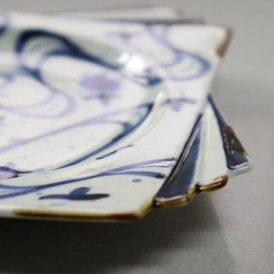 Shochiku Bai Square Plate Shochiku Bai Square Plate