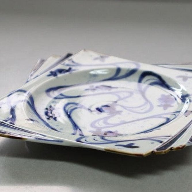 Shochiku Bai Square Plate Shochiku Bai Square Plate