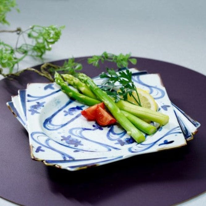 Shochiku Bai Square Plate Shochiku Bai Square Plate