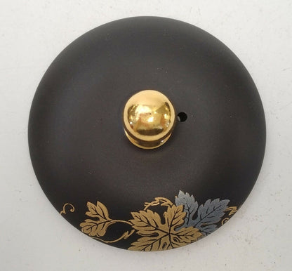 Shomoe black mud round grape teapot Shomoe black mud round grape teapot