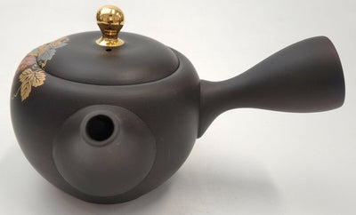 Shomoe black mud round grape teapot Shomoe black mud round grape teapot