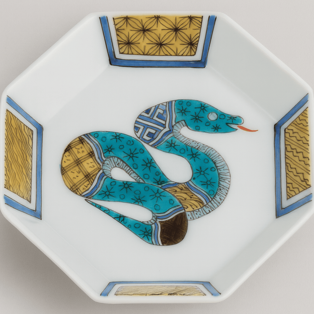 Snake Arita Ware Zodiac Plates Arita Ware Zodiac Plates