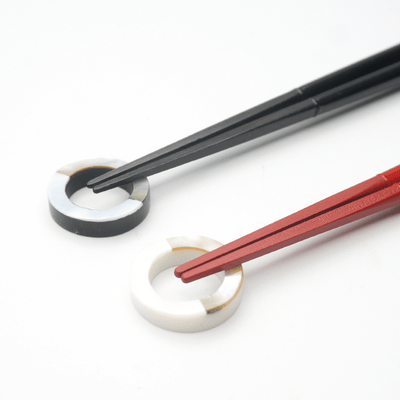 Star Drop Chopsticks Pair with Shell Ring Chopstick Rests Star Drop Chopsticks Pair with Shell Ring Chopstick Rests