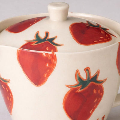 Strawberry Hasami Tea Pot Strawberry Hasami Tea Pot
