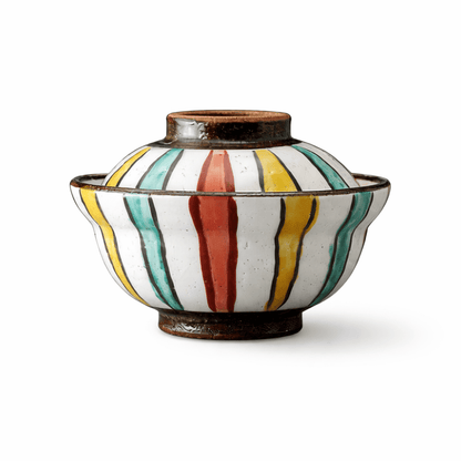 Stripe Donburi Bowl with Lid Stripe Donburi Bowl with Lid