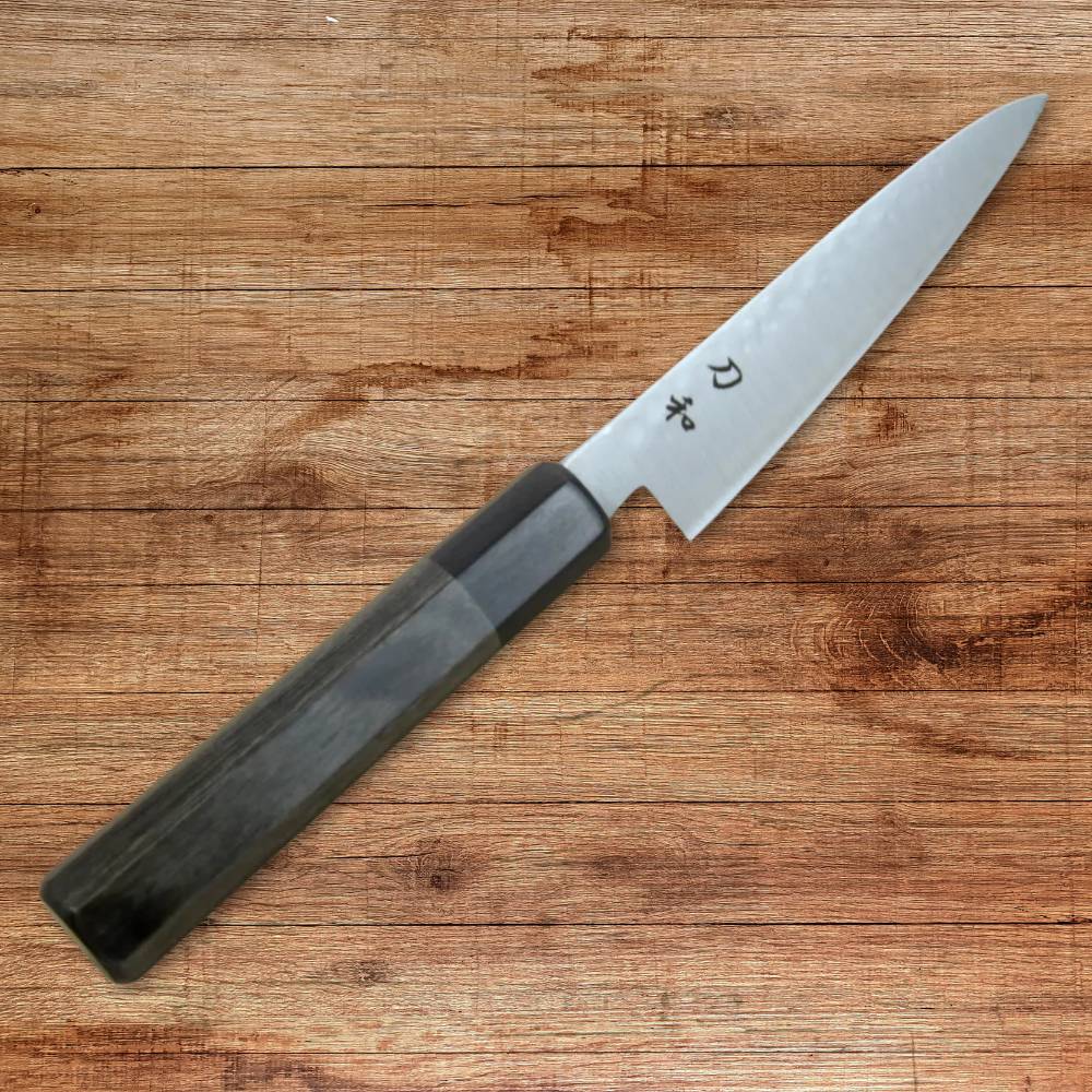 Sword Japanese Hammer Eye Octagonal Knife Petty Knife 13cm Gray Sword Japanese Hammer Eye Octagonal Knife Petty Knife 13cm Gray