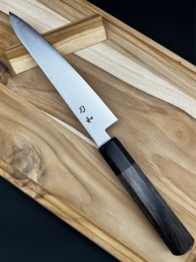 Sword Japanese Hammer-Eye Octagonal Petty Knife – 5.9 inches (15 cm), Gray Sword Japanese Hammer-Eye Octagonal Petty Knife – 5.9 inches (15 cm), Gray