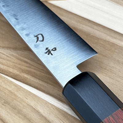 Sword Japanese Hammer-Eye Octagonal Petty Knife – 5.9 inches (15 cm), Red Sword Japanese Hammer-Eye Octagonal Petty Knife – 5.9 inches (15 cm), Red