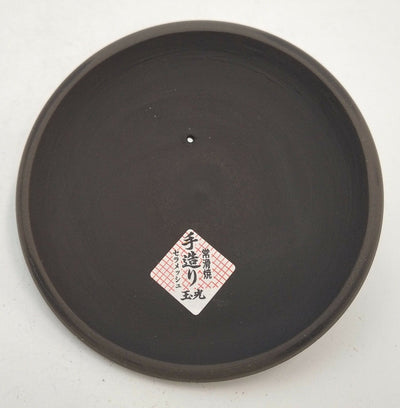 Tamamitsu black mud flat round gold tataki Tea Pot Tamamitsu black mud flat round gold tataki Tea Pot