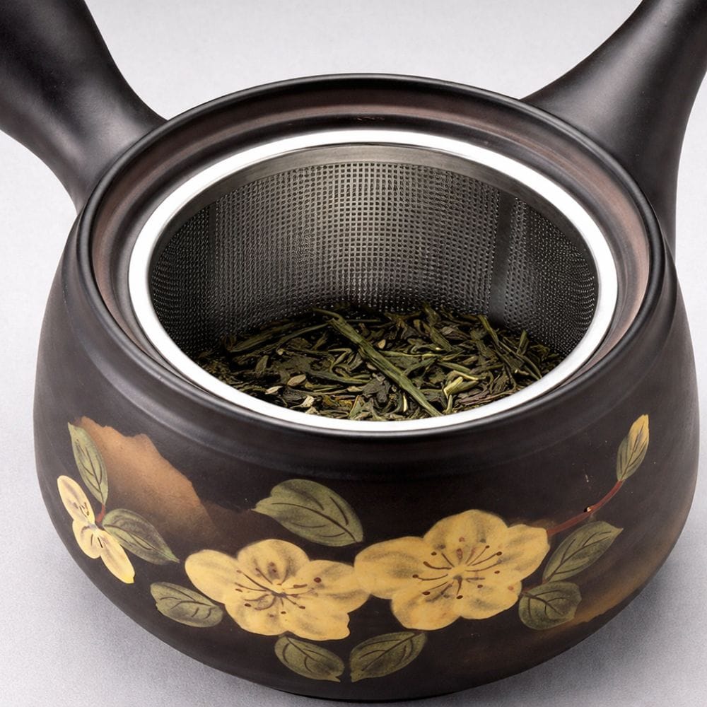 Tokoname Gold Flower Tea Pot Tokoname Gold Flower Tea Pot