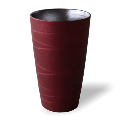 Topaz red Metal Color Tall Cup Metal Color Tall Cup - Japanese Tableware | MyJapaneseWorld