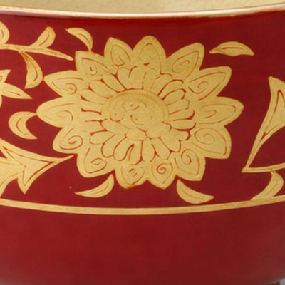 Vermilion Gold Tea Bowl Vermilion Gold Tea Bowl