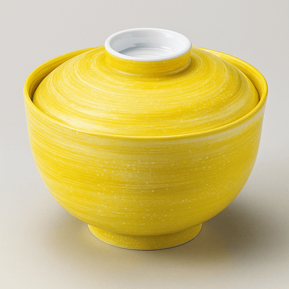 Yellow Donburi Bowl with Lid Yellow Donburi Bowl with Lid