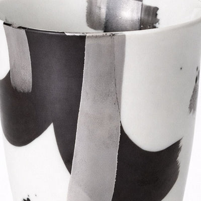 Zebra Black Hasami Beer Cup Zebra Black Hasami Beer Cup